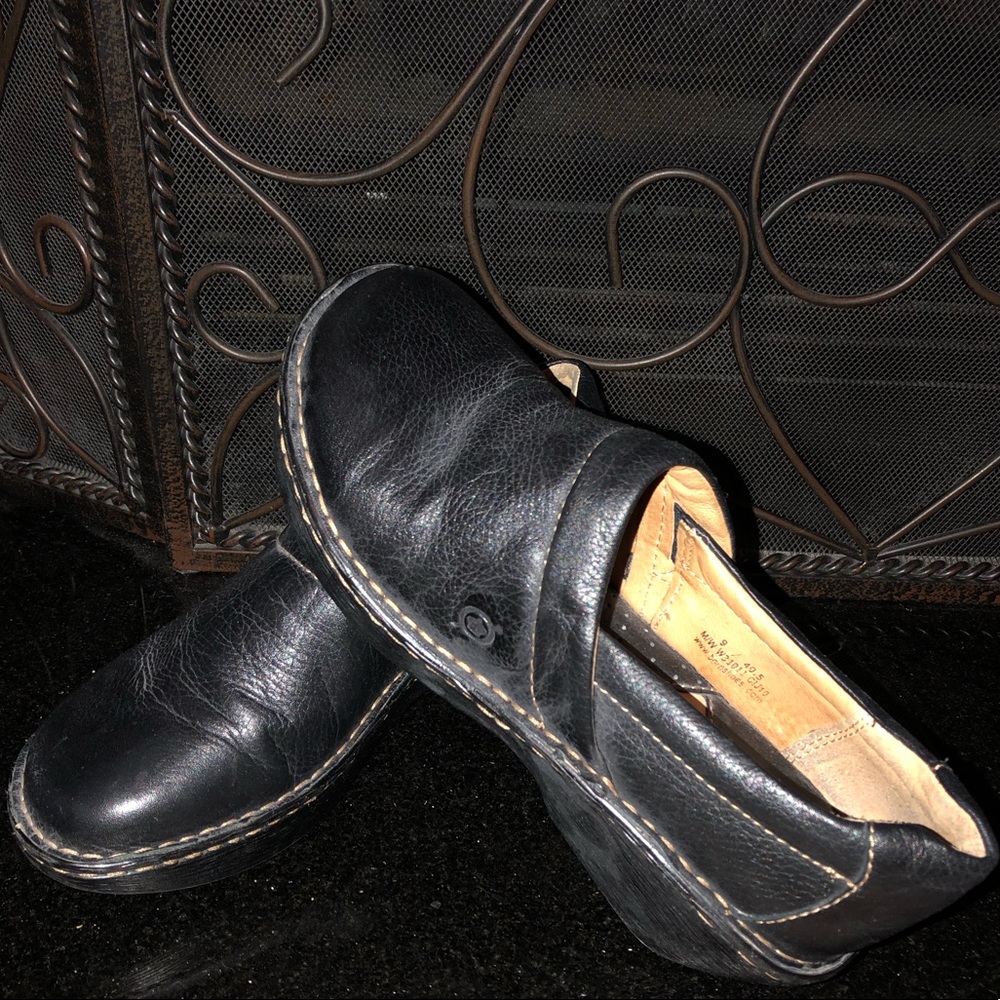Born size 9 like new clogs